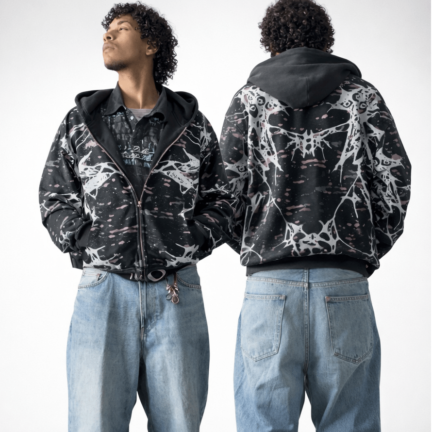 CRA$H*IN Zip Up Hoodie - CRA$H*IN