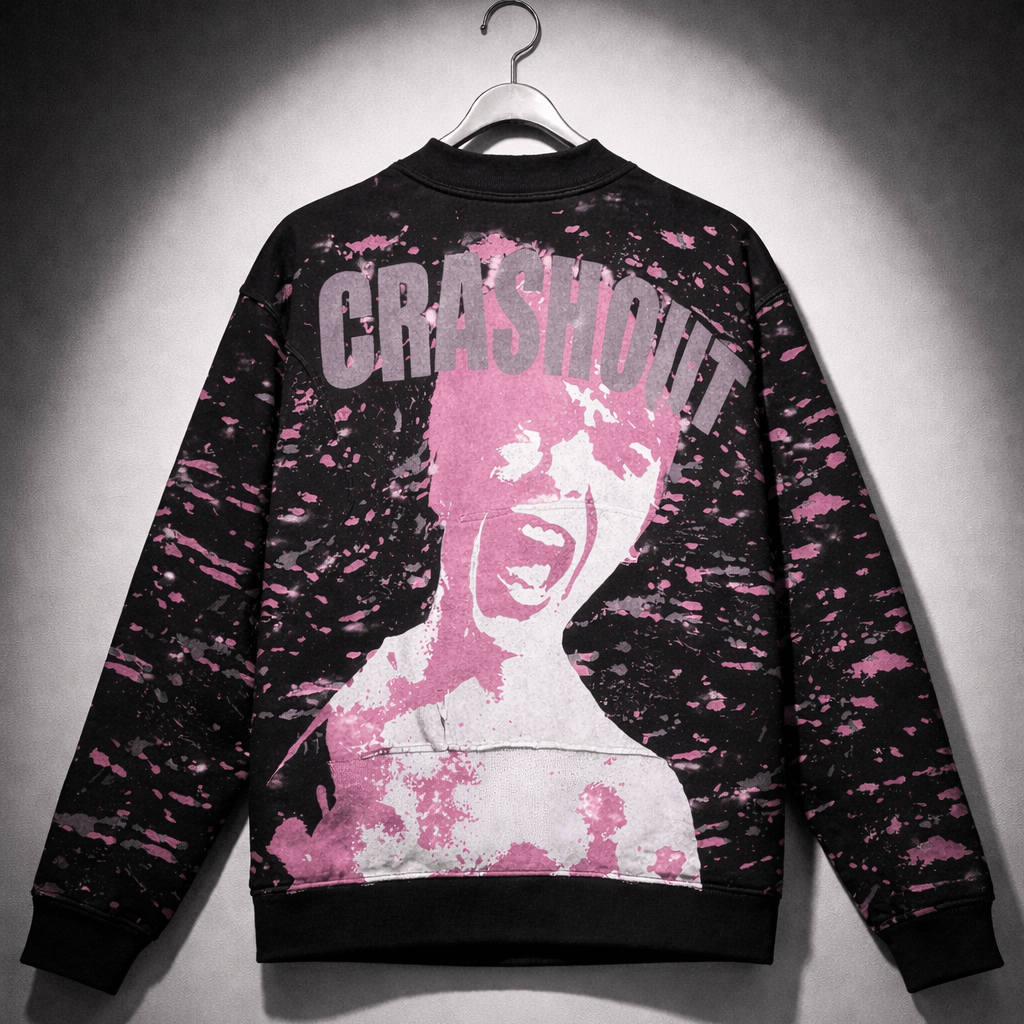 CRASHOUT Graphic Hoodie - CRA$H*IN