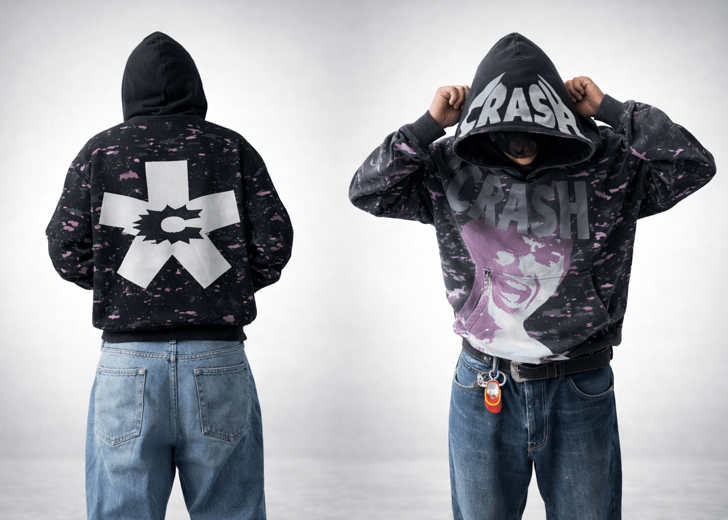CRASHOUT Graphic Hoodie - CRA$H*IN